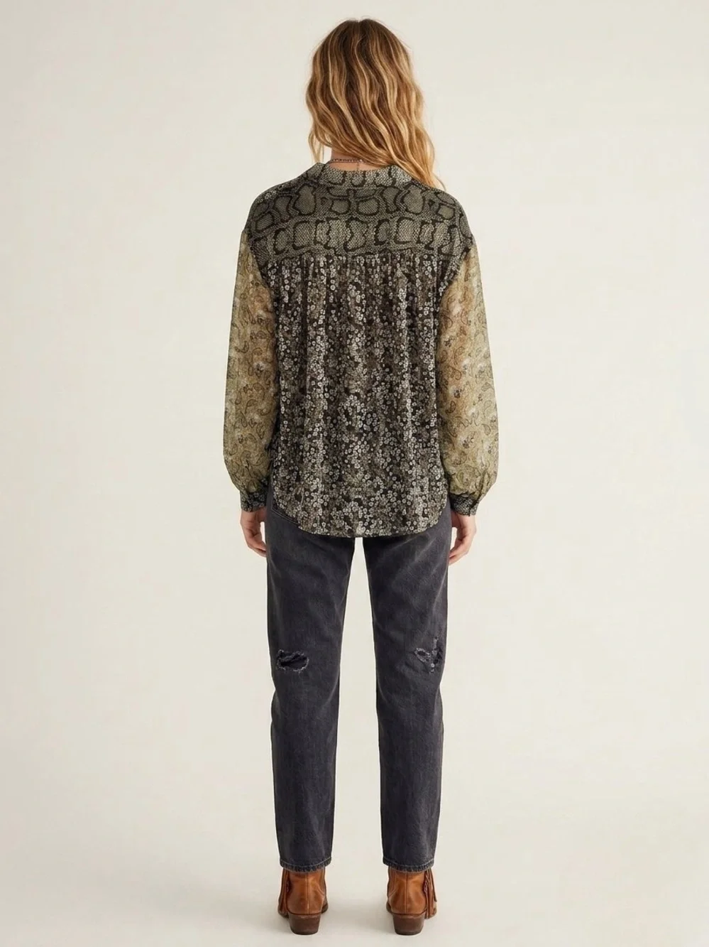 Free People Dani Button-Down Shirt - Picture 2 of 7